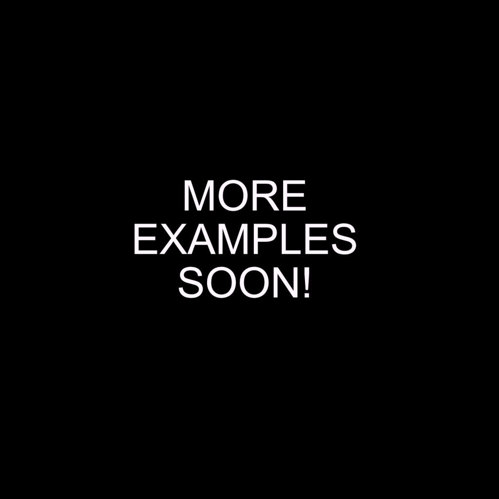 woud-more-examples-soon